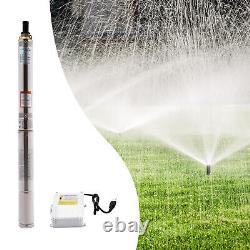 0.33HP Submersible Water Pump Deep Well Pump Stainless Steel For Farm Irrigation