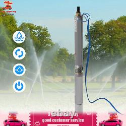 0.5HP Deep Well Pump 216ft Submersible Pump 16GPM withControl Box 110V 33ft Cable