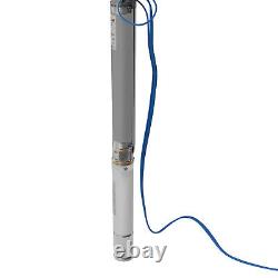 0.75HP 16GPM 295 ft Deep Well Submersible Pump Stainless Steel Water Pump