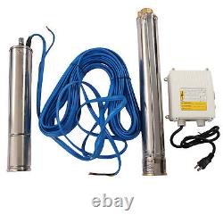 0.75HP 16GPM 295 ft Deep Well Submersible Pump Stainless Steel Water Pump