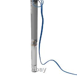 0.75HP 295Ft Deep Well Submersible Pump 16gpm Bore Hole Pump For Irrigation New