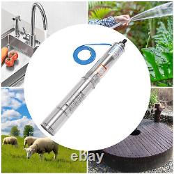 1.0 HP Water Well Pump Stainless Steel Deep Well Submersible Pump 3420RPM 750W