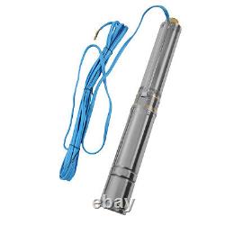 1.5HP Submersible Deep Well Pump Water Pump 24GPM Stainless Steel 1100 W 110V