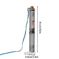 1.5HP Submersible Deep Well Pump Water Pump 24GPM Stainless Steel 1100 W 110V