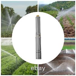 1.5HP Submersible Deep Well Pump Water Pump 24GPM Stainless Steel 1100 W 110V