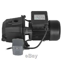 1 HP Shallow or Deep Well Jet Pump with Pressure Switch Homes Supply Water 164 FT