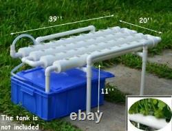 1 PC 1 Layer Deep Well Pump Hydroponic 36 Plant Site Grow Kit Garden System Tool