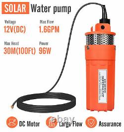 10% off12V 70M Head Submersible Deep Well Solar Bore Water Pump Self-priming