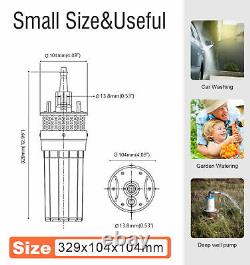 10% off12V 70M Head Submersible Deep Well Solar Bore Water Pump Self-priming
