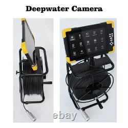100m 10.1inch AHD Meter Counter Deep Water Well Pipe Endoscope Camera DVR System