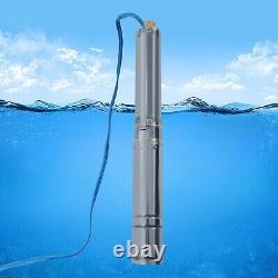 1100W 110V 4 Stainless Steel Deep Well Pump Garden Pond Submersible Water Pump