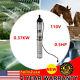 110v Submersible Deep Well Water Pump Large Range Stainless Steel 370w 0.5hp