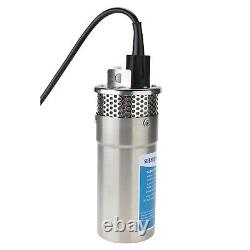12V 2.1GPM 70M Lift Stainless Solar Submersible Deep Well Water Pump CA