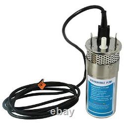 12V 2.1GPM Stainless Steel Shell Solar Deep Well Submersible Well Water PumpP