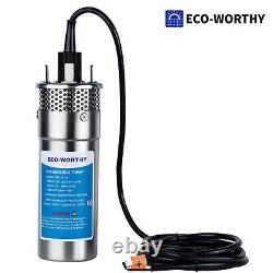 12V DC Submersible Deep Well Pump 3.2GPM 230ft for Irrigation? Stainless Steel