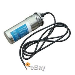 12V Solar Powered Deep Well Water Pump Submersible for Farm Irrigation S/Steel