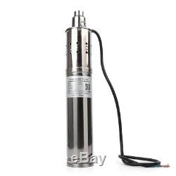 180W 12V Solar Powered Water Pump Submersible Bore Hole Pond Deep Well Pump hs