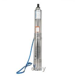 196.8ft Deep Well Submersible Pump Stainless Steel Water Pump 1HP 115V 30GPM