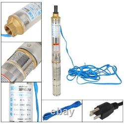 1inch Deep Well Pump Submersible Water Pump for Home 3.6m3/h 16GPM 3420r/min