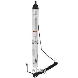 220V 2HP Submersible Deep Well Pump 440FT 42GPM Stainless Steel Water Pump