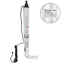 220V 2HP Submersible Deep Well Pump 440FT 42GPM Stainless Steel Water Pump