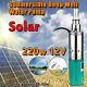 220w 12v 1.2m³ 15m Electric Solar Farm Submersible Deep Well Water