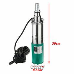 220W 12V 15m/50ft Electric Solar Deep Well Water Pump Submersible Bore Hole Pond