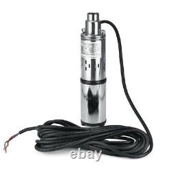 24V 40M 280W Stainless Steel Solar Submersible Water Deep Well Pump Power 3m³/h