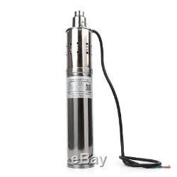 24V 864W 3m³/H Solar Submersible Water Pump Deep Well Borehole Pumps UK New