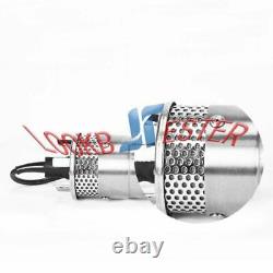 24V Stainless Shell Submersible 3.2GPM 4 Deep Well Water DC Pump