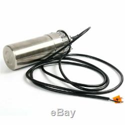24V Stainless Steel Shell Submersible 4 Deep Well Water DC Pump Solar Battery