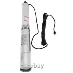 2HP 440FT Submersible Well Pump 42GPM 220V Deep Stainless Steel Water Pump
