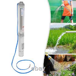 2HP Deep Well Pump Submersible Pump Deep Well Pump for Farm Irrigation 360.89ft