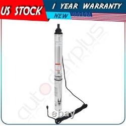 2HP Submersible Deep Well Pump 440FT 42GPM Water Pump 220V 1500W 2850RPM