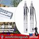2x 24v 370w Solar Water Pump Stainless Deep Well Solar Submersible Pump Head 65m