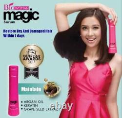 2x Biowoman Magic Hair Serum Restore Dry And Damaged Hair Back Good Health 250ml