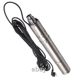 3 17 L/min Borehole Deep Well Submersible Electric Water Pump Stainless Steel