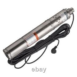 3 17L/min Borehole Deep Well Water Submersible Electric Water Pump 1020L/H 250W