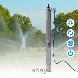 3 1HP 16GPM Submersible Pump 380Ft Deep Well Pump Water Pump Stainless Steel