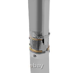 3 1Hp New Screw Pump Submersible Water Deep Well Pump Stainless Steel 110V/60Hz