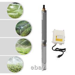 3 1Hp New Screw Pump Submersible Water Deep Well Pump Stainless Steel 110V/60Hz