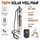 3 48v 750w Deep Well Solar Submersible Bore Hole Water Pump Head 140m #4
