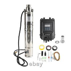 3 48V 750W Deep Well Solar Submersible Bore Hole Water Pump Head 140M #4