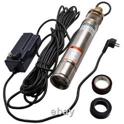 3 750W 2400L/H Deep Well Borehole Pump Submersible Water Pump 1HP