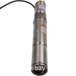 3 Borehole Deep Well Water Submersible Water Pump 1800 L/h 370W Stainless Steel