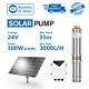 3 Dc Solar Powerd Water Bore Pump 24v 300w Durable Kits Deep Well Submersible