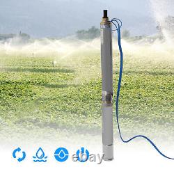 3 Inch 1HP Deep Well Submersible Pump Stainless Steel Water Pump 3.6m³/h 16GPM