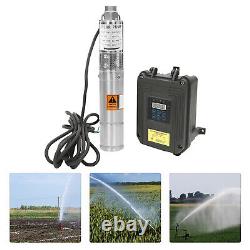 3 Solar Pump Submersible Pump Bore Deep Well Water Pump & MPPT Controller DC24V