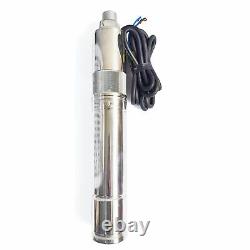 3 Solar Pump Submersible Pump Bore Deep Well Water Pump & MPPT Controller DC24V