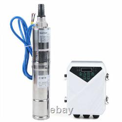 3 Solar Submersible Bore Hole Deep Well Water Pump MPPT controller KIT 500W US